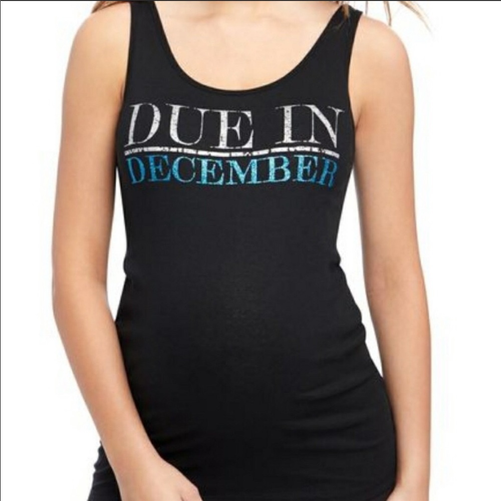 Due In December Motherhood Maternity Tank Top